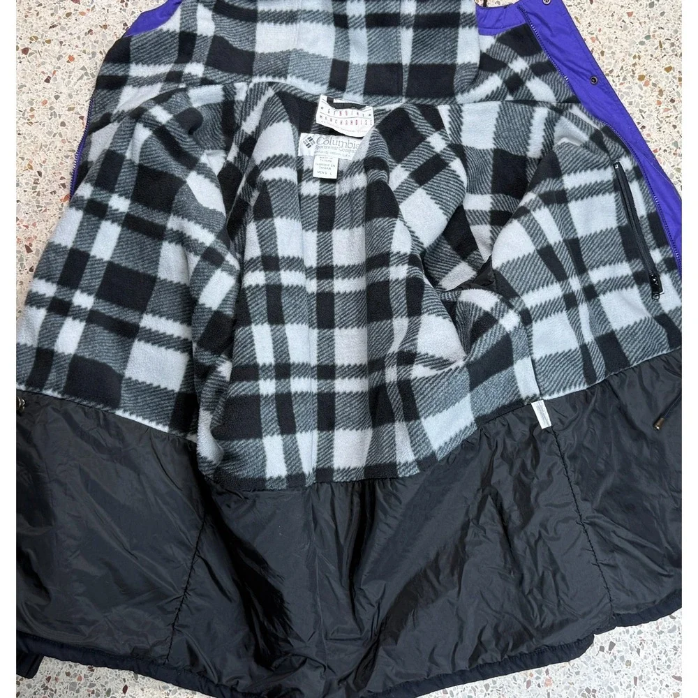 Columbia‎ MLB Vtg Colorado Rockies Fleece Lined Embroidered Hooded Jacket Size L